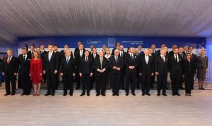 Over 40 global leaders gathered for an official dinner hosted by President Reuven (Ruvi) Rivlin at Beit HaNasi